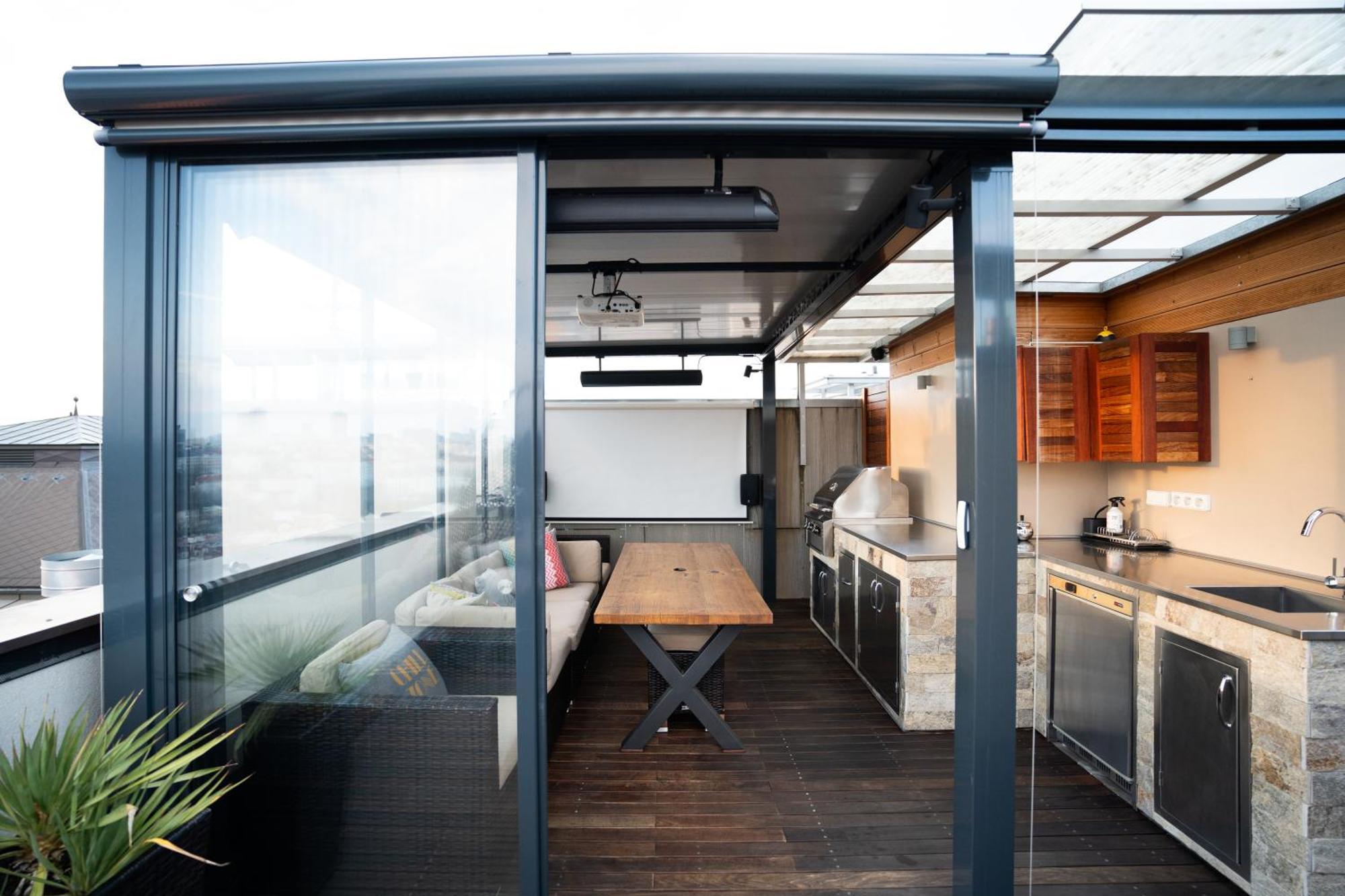 Luxury Rooftop Appartment With Fantastic Views Praga Exterior foto