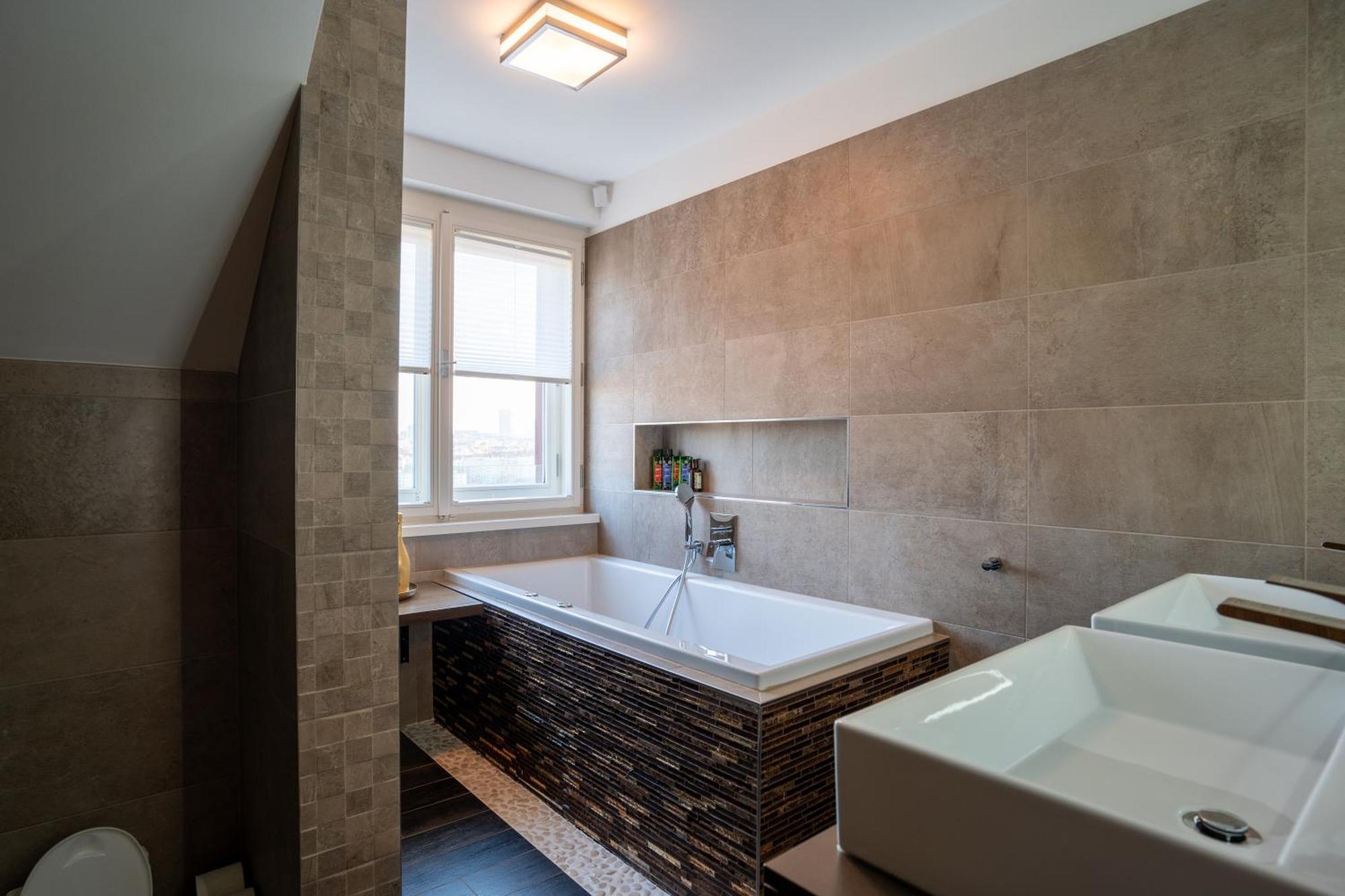 Luxury Rooftop Appartment With Fantastic Views Praga Exterior foto