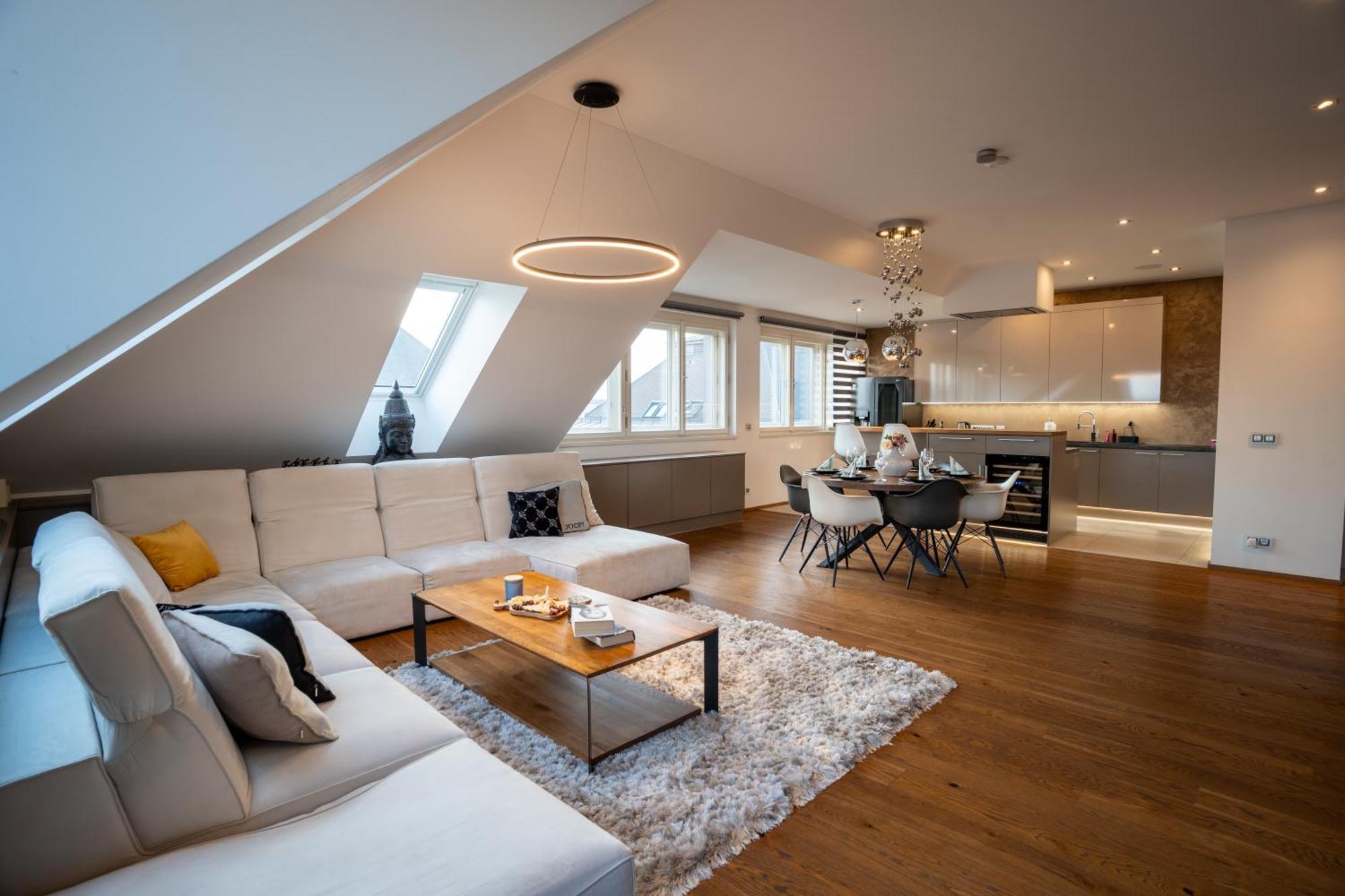 Luxury Rooftop Appartment With Fantastic Views Praga Exterior foto